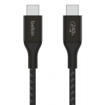 Belkin CAB015bt1MBK BoostCharge USB-C® 至 USB-C 240W 充電線 (黑色) (1米)